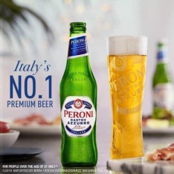 Peroni Nastro Azzurro 5,1% Thùng 24 Chai 330ml