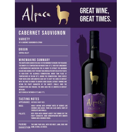 ALPACA PREMIUM CABERNET SAUVIGNON